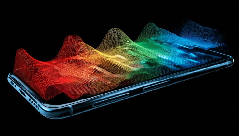 Smart Phone Google Audio Waves