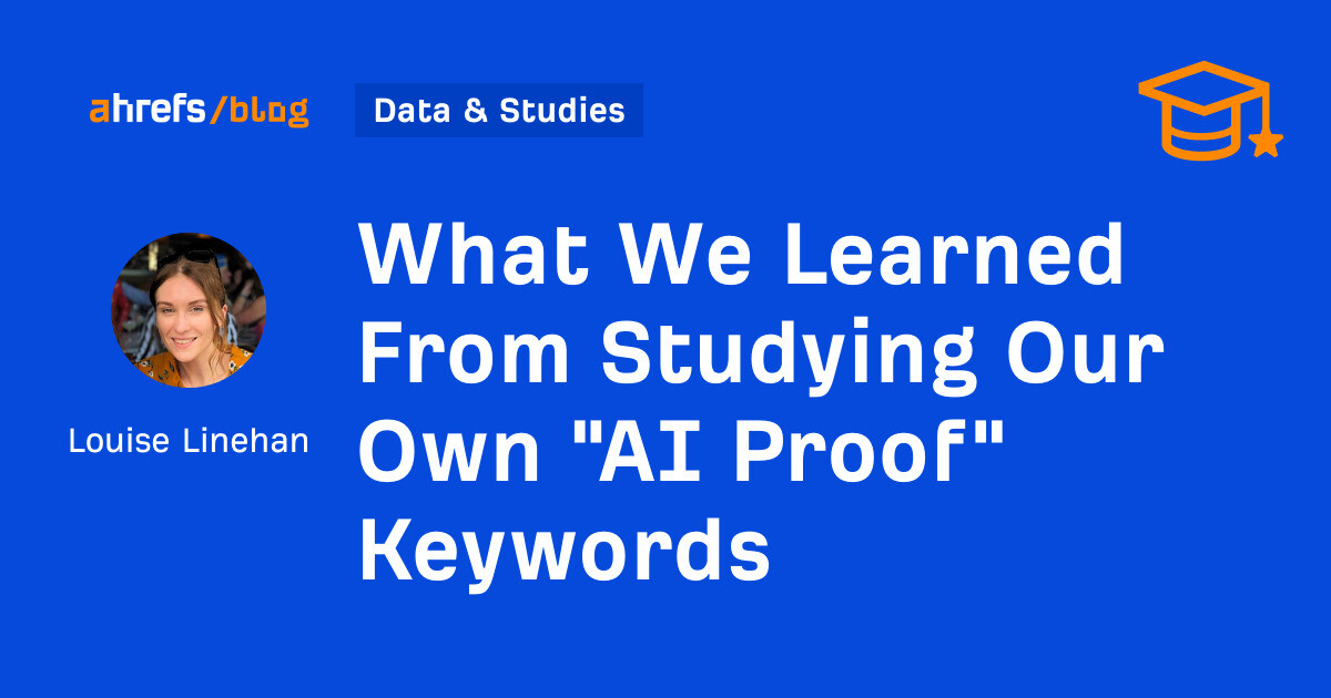 What We Learned From Studying Our Own "AI Proof" Keywords