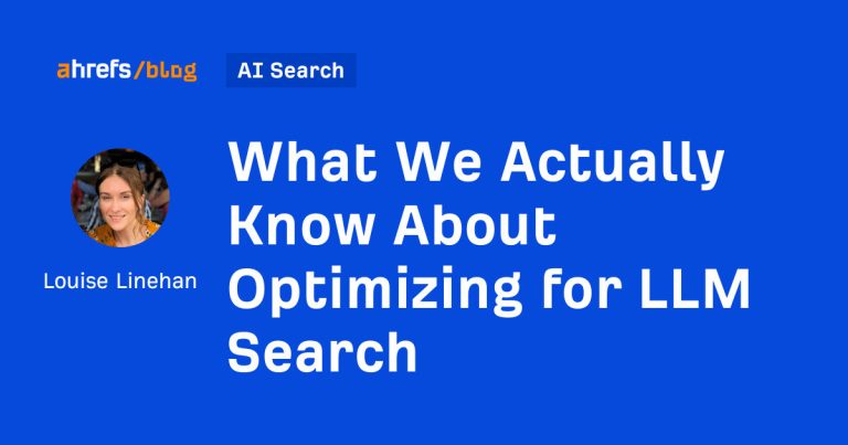 What We Actually Know About Optimizing for LLM Search